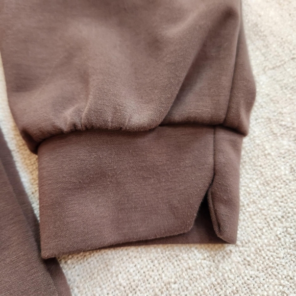 2 Piece Sweatshirt & Sweatpant Matching Set- Olive Size L - Picture 6 of 9